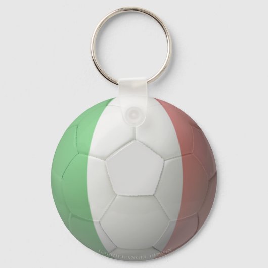 イタリアサッカー キーホルダー (正面)