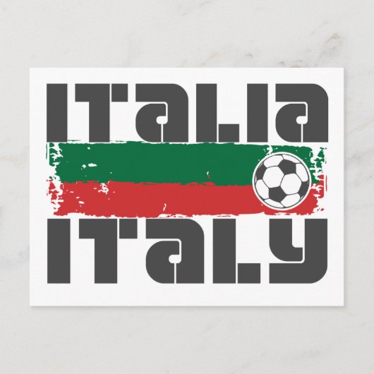 イタリアサッカー ポストカード (正面)