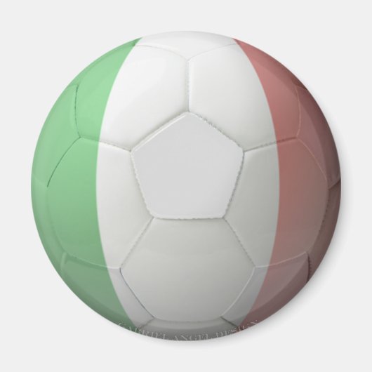 イタリアサッカー マグネット (正面)