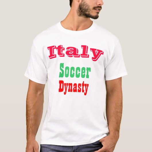 イタリアサッカーTシャツ Tシャツ (正面)