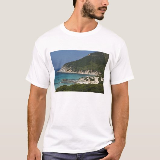 イタリアサルディニアソラナスビーチ。 Tシャツ (正面)