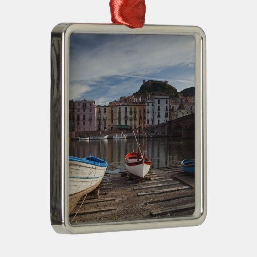 イタリアサルディニアボサテモリバーアンドポンテ メタルオーナメント (右)