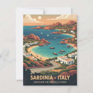 イタリアサルデーニャ葉書 ポストカード