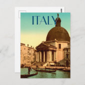 イタリアサンシメオネピッコロヴェニスカスタム文字 ポストカード (正面/裏面)