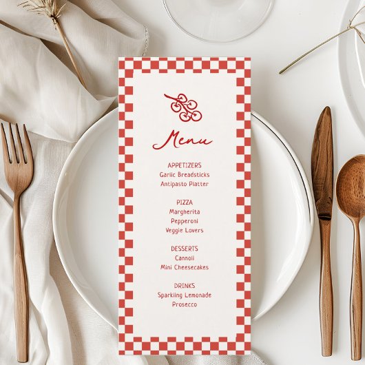 イタリアザアモーレバチェロレッテ メニュー