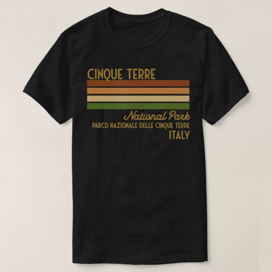 イタリアシンクテレ国立公園 Tシャツ (デザイン正面)
