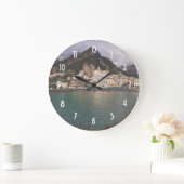 イタリアシーサイドタウンアマルフィコースト ラージ壁時計 (ホーム)