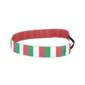 イタリアスリップまたは滑ること国旗を持つノンヘッドバンド アスレチックヘッドバンド (右)