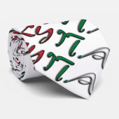 イタリアタイポグラフィ国国旗の色 ネクタイ (ロール)