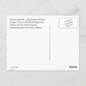 イタリアチンケテラ ポストカード (裏面)