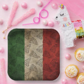 イタリアテーマの紙皿 ペーパープレート (パーティー)