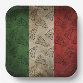 イタリアテーマの紙皿 ペーパープレート