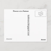 イタリアナ島の離婚 ポストカード (裏面)