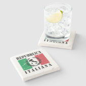 イタリアナ紀後期 ストーンコースター (横)