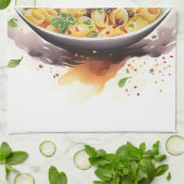 イタリアナ芸術的イタリアン: キッチンタオル (折り畳み)