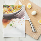 イタリアナ芸術的イタリアン: キッチンタオル (四つ折り)