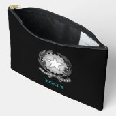 イタリアバッグイタリアン、コート・オブ・アームズ/フラグ アクセサリーポーチ (見開き)