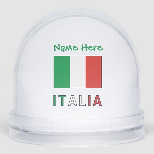 イタリアバンディエライタリアグリーンパーソナライズされた (正面)