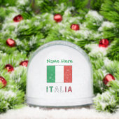 イタリアバンディエライタリアグリーンパーソナライズされた (クリスマス)