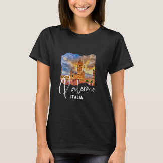 イタリアパレルモスーベニアパレルモ1 Tシャツ