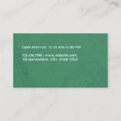 イタリアピザ&パスタビジネスロイヤリティパンチカード ロイヤリティカード (裏面)