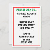 イタリアファミリー懇親会 招待状 (裏面)