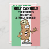 イタリアファミリー懇親会 招待状 (正面/裏面)