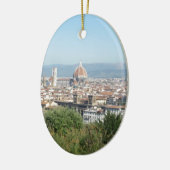 イタリアフィレンツェの大教会堂のミケランジェロスクエア(新しい) セラミックオーナメント (左)