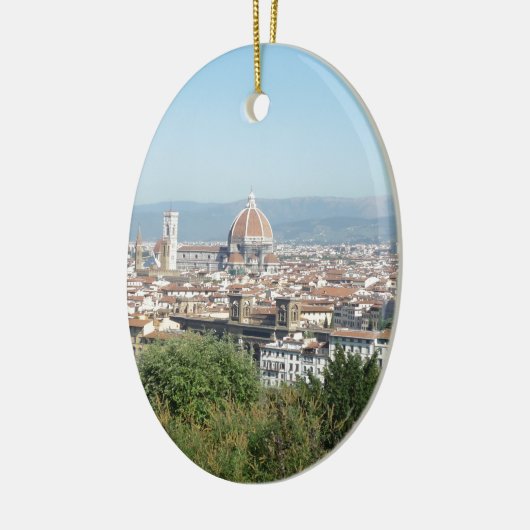イタリアフィレンツェの大教会堂のミケランジェロスクエア(新しい) セラミックオーナメント (左)