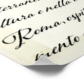 イタリアブライトハウズカラフルリバーヴィンテージトラベル ポスター (角)