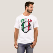イタリアプライド国旗 Tシャツ (正面フル)