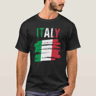 イタリアプライド愛国的イタリアンルーツイタリア国旗 Tシャツ