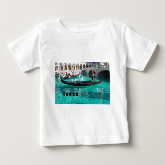 イタリアベニス-ゴンドラ! (St.K) ベビーTシャツ (正面)