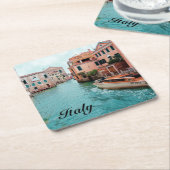 イタリアベニス スクエアペーパーコースター (アングル)