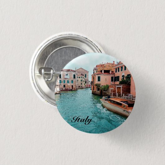 イタリアベニス 缶バッジ (正面&裏面)