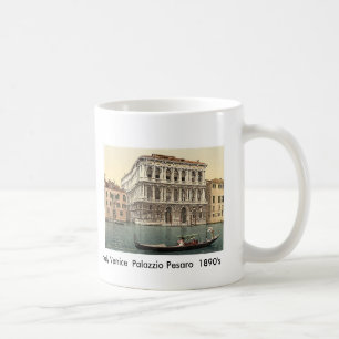 イタリアベニスPalazzo Pesaroの1890年代 コーヒーマグカップ