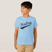 イタリアベースボールロゴ キッズTシャツ Tシャツ (正面フル)