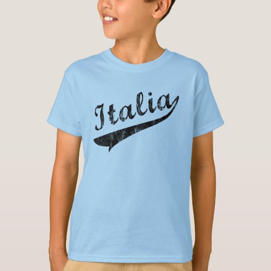 イタリアベースボールロゴ キッズTシャツ Tシャツ (正面)