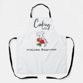 *～*イタリアマイタリアンップブートレッドローズ料理エプロン エプロン (正面)