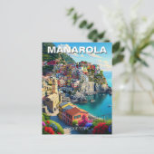 イタリアマナロラカンカテラ ポストカード (スタンド正面)