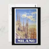 イタリアミラノアシシナポリヴェローナサンレモ ポストカード (正面/裏面)