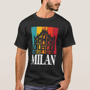 イタリアミラノウィズミラノカテドラルドムデミラノ Tシャツ