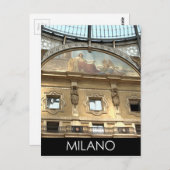 イタリアミラノ ポストカード (正面/裏面)