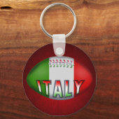 イタリアラグビーボール キーホルダー (正面)