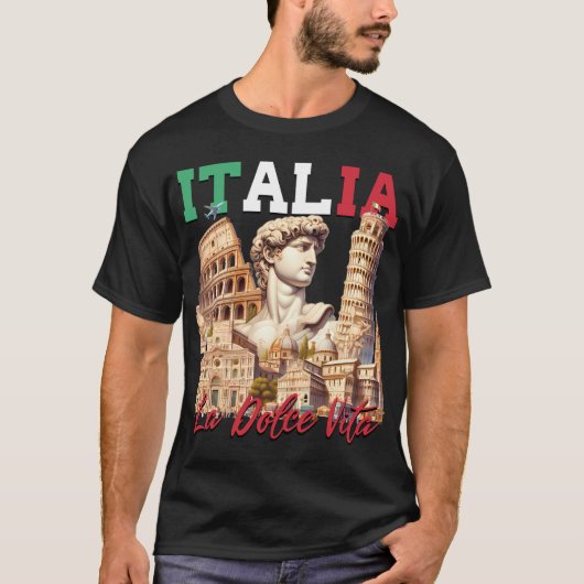 イタリアラドルチェヴィータ Tシャツ (正面)