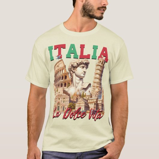 イタリアラドルチェヴィータ Tシャツ (正面)