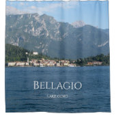 イタリアレイクコモシャワーカーテン シャワーカーテン (正面)