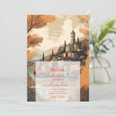 イタリアレイクコモデスティネーションブライダルシャワー 招待状 (スタンド正面)