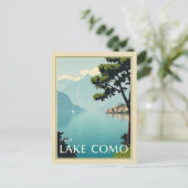 イタリアレイクコモヴィンテージトラベイタリアンル ポストカード (スタンド正面)