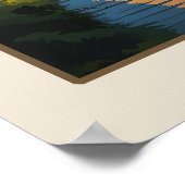 イタリアレイクコモヴィンテージトラベル ポスター (角)